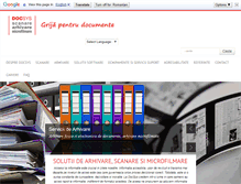 Tablet Screenshot of docsys.ro